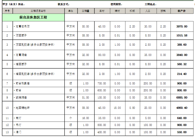 深圳廠房裝修預(yù)算知識以及工程案例預(yù)算表分享